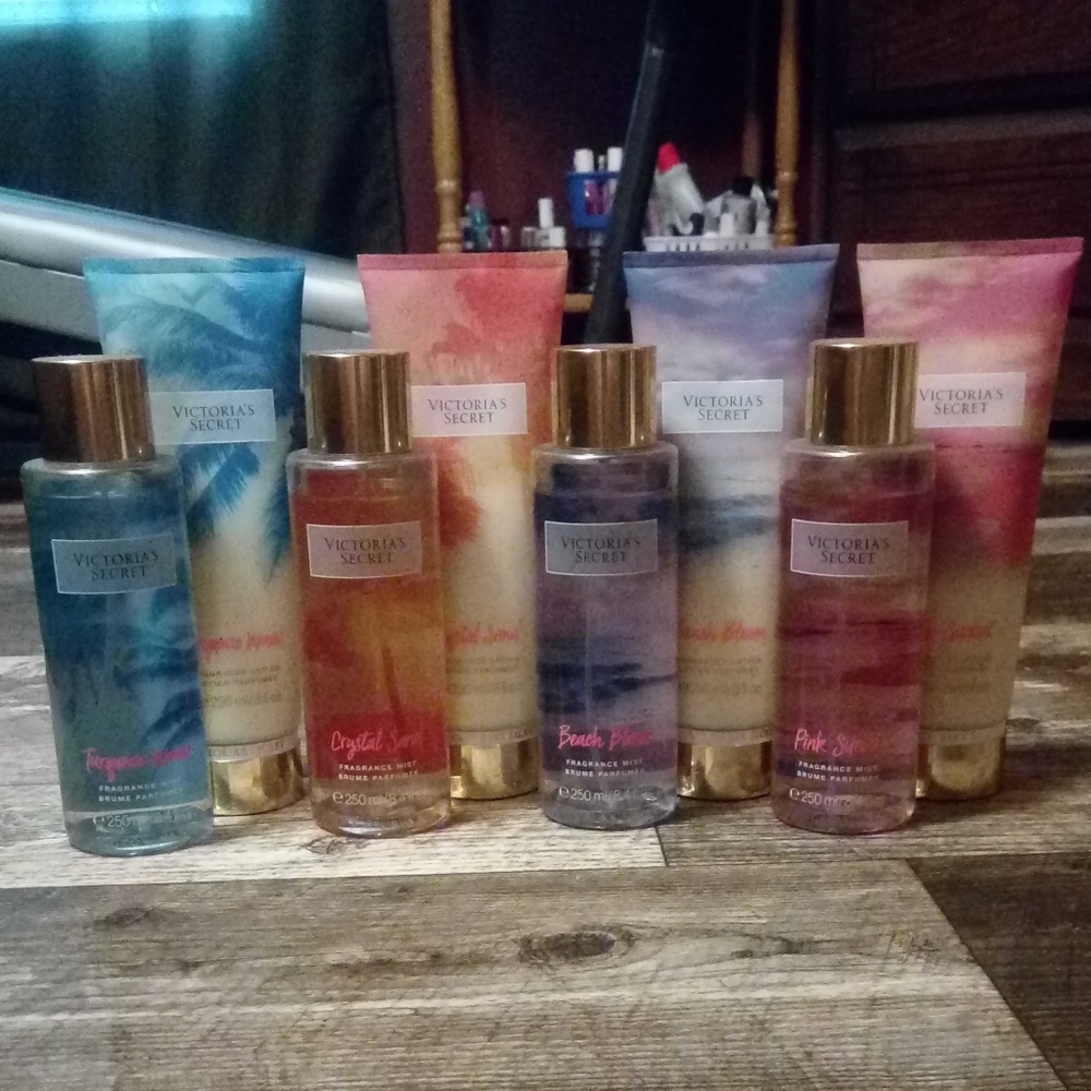 8 Victoria's Secret Fragrance Mists & Lotions